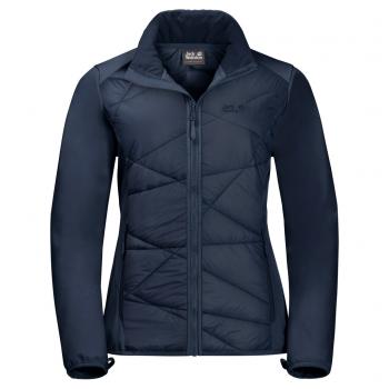 Jack Wolfskin GRASSLAND HYBRID JACKET W (midnight blue)