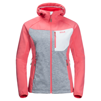 Jack Wolfskin SKY PEAK SOFTSHELL W (coral pink)