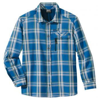 Jack Wolfskin WICHITA SHIRT MEN (electric blue checks)