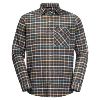 Jack Wolfskin FRASER ISLAND SHIRT (brownstone checks)