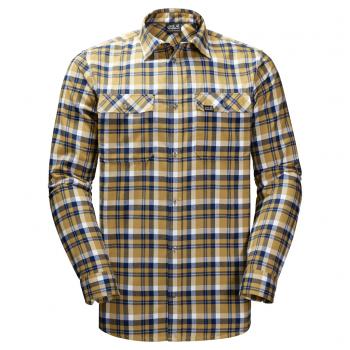 Jack Wolfskin BOW VALLEY SHIRT (golden amber checks)