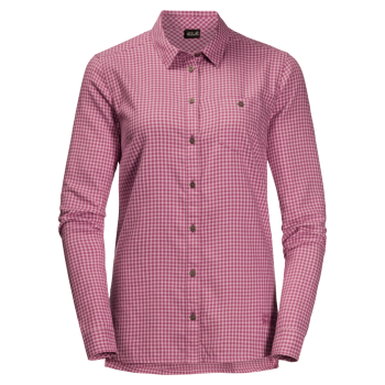 Jack Wolfskin ALIN SHIRT (violet quartz checks)