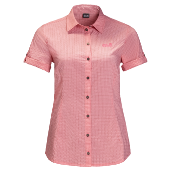 Jack Wolfskin MATATA SHIRT W (rose quartz checks)