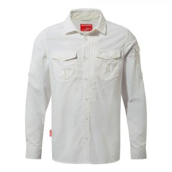 Craghoppers NosiLife ADVENTURE LS SHIRT MEN (optic white)