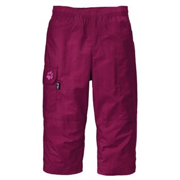 Jack Wolfskin KIDS CRINKLE 3/4 PANTS (grape red)