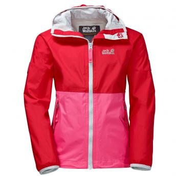 Jack Wolfskin RAINY DAYS GIRLS (hibiscus red)