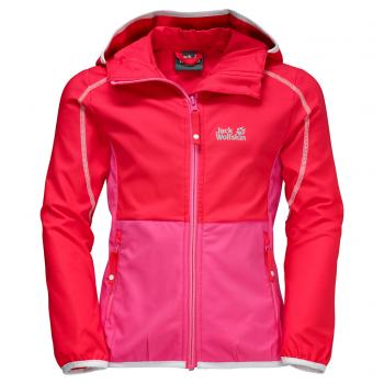 Jack Wolfskin TURBULENCE GIRLS (hibiscus red)