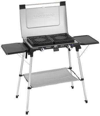 CAMPINGAZ 2-FLAMMKOCHER '600-SG' (mit Grillplatten und Gestell)