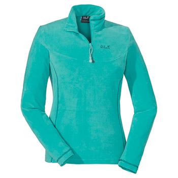 Jack Wolfskin PERFORMANCE HALF ZIP WOMEN (caribbean blue)