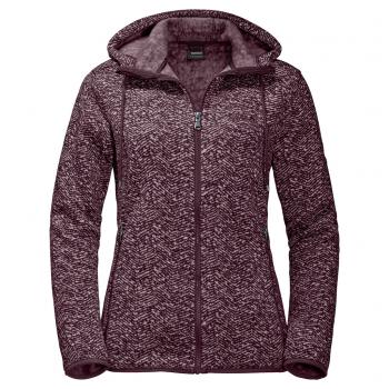 Jack Wolfskin BELLEVILLE JACKET (burgundy all over)