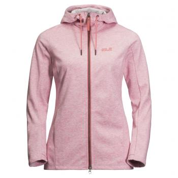 Jack Wolfskin RIVERLAND HOODED JACKET W (rose quartz)