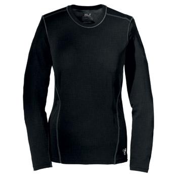 Jack Wolfskin DRYARN PRO LONG SHIRT WOMEN (black)