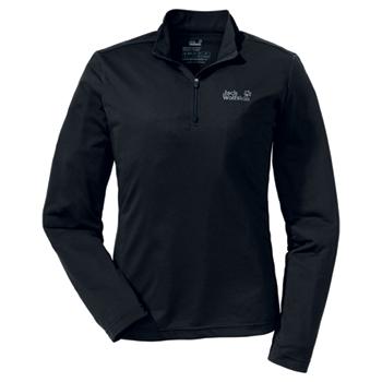 Jack Wolfskin TRAIL HALF ZIP WOMEN (black)