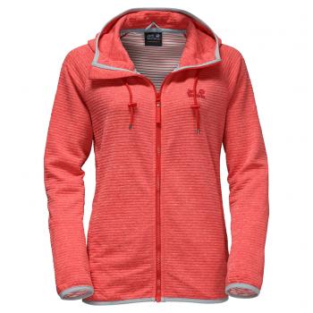 Jack Wolfskin TONGARI HOODED JACKET WOMEN (fiery red)