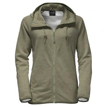 Jack Wolfskin TONGARI HOODED JACKET WOMEN (khaki)