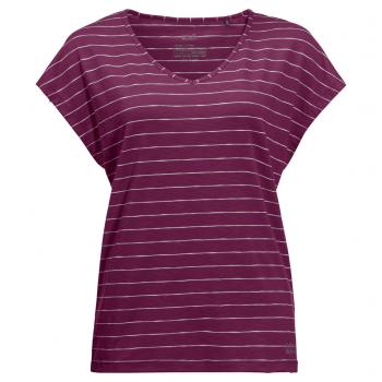 Jack Wolfskin TRAVEL STRIPED T W (wild berry stripes)