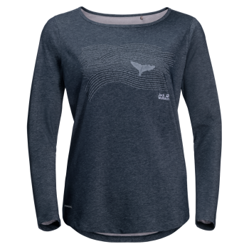 Jack Wolfskin OCEAN FIN LONGSLEEVE W (midnight blue)