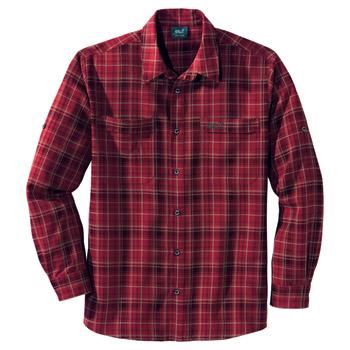 Jack Wolfskin VALLEY SHIRT MEN (red black checks)