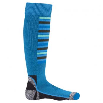Jack Wolfskin KIDS STRIPED SKI SOCK (electric blue)