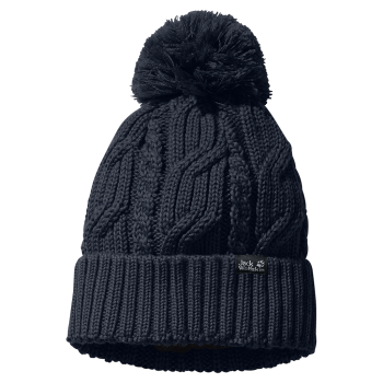 Jack Wolfskin STORMLOCK POMPOM BEANIE (night blue)