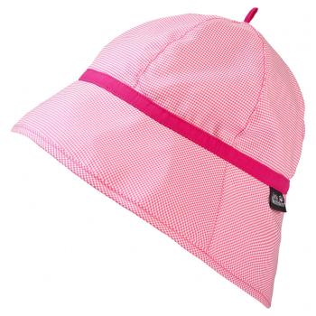 Jack Wolfskin SUPPLEX SUN HAT GIRLS (hot pink checks)