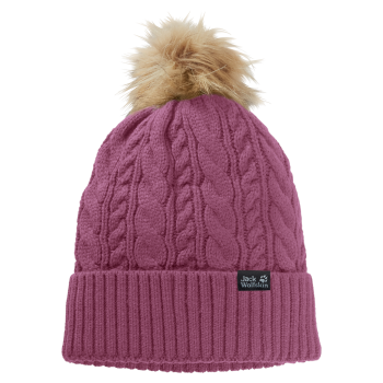 Jack Wolfskin NARITA POMPOM CAP WOMEN (violet quartz)