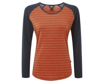 Mountain Equipment REDLINE WMNS LS TEE (bracken str/cosmos)