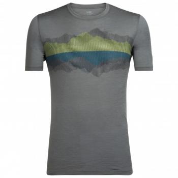 Icebreaker MENS TECH LITE SS CREWE COOK REFLECTED (Metal)