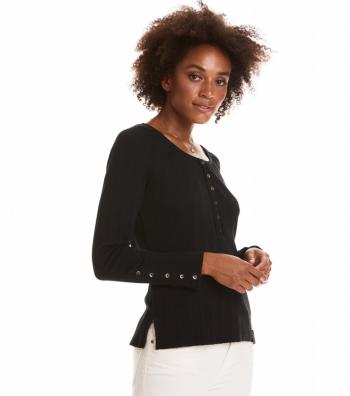 Odd Molly SWING IT L/S TOP (almost black)