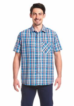 Maier Sports LAURUS MEN SS HEMD (blue/red checks)
