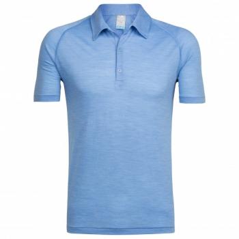 Icebreaker MENS SPHERE SS POLO (Midnight Navy Hthr)