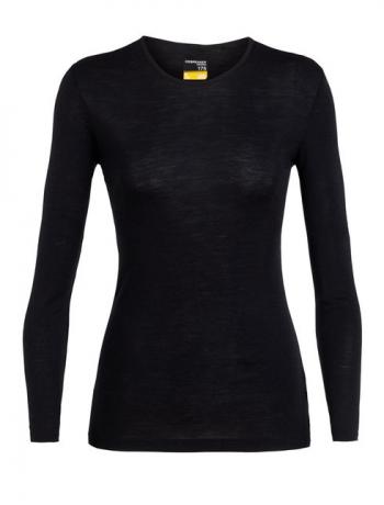 Icebreaker WMNS 175 EVERYDAY LS CREWE (Black)
