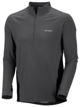  Columbia MEN'S BASELAYER MIDWEIGHT LS 1/2 ZIP (grill)