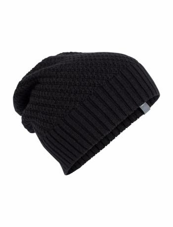 Icebreaker SKYLINE SLOUCH BEANIE (black)