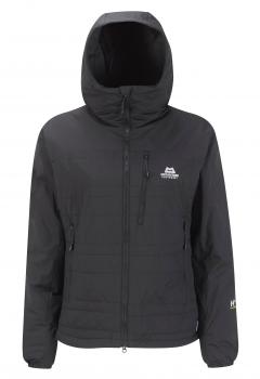 Mountain Equipment WMNS HOODED COMPRESSOR JACKET (Black)