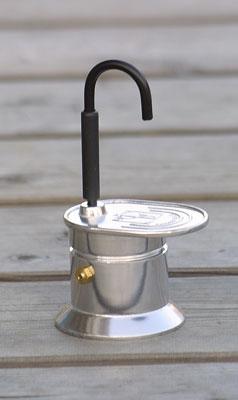 BASICNATURE ESPRESSO MAKER 'ALU' (1 Tasse)