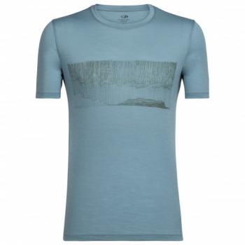 Icebreaker MENS TECH LITE SS CREWE HARD RAIN (vapour)