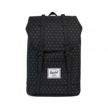 Herschel RETREAT (black gridlock/black rubber)