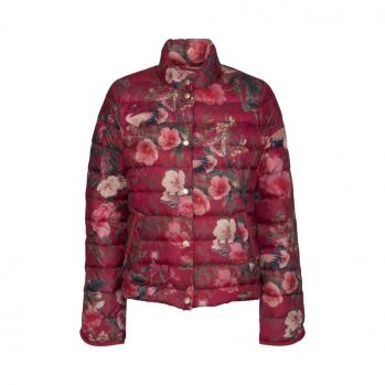 Ilse Jacobsen GLOW02 DOWNJACKET WOMEN (warm pink flowerprint)