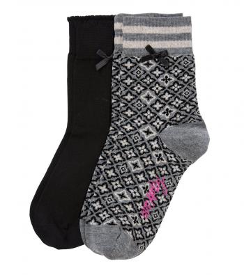 Odd Molly SOCKY SOCK Doppelpack (grey glitter)