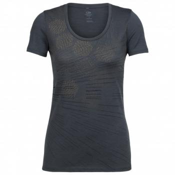 Icebreaker WMNS TECH LITE SS SCOOP REFRACTION (Monsoon)