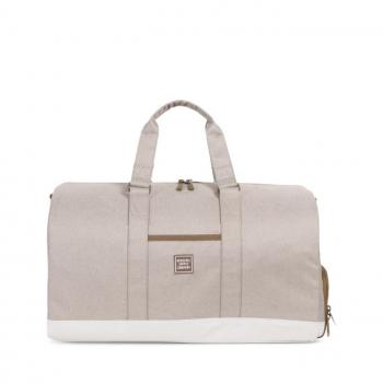Herschel NOVEL Duffle (light khaki Xhatch/silver birch)