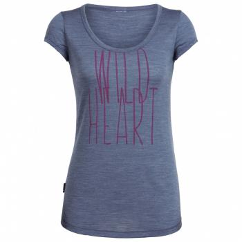 Icebreaker  WMNS SPHERIA SS SCOOP WILD HEART /  (Gumtree Hthr)