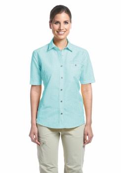Maier Sports AGATHA SS BLUSE WOMEN (light blue/white)