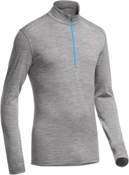 Icebreaker  MENS OASIS LS HALF ZIP (Metro HTHR/Aegean)