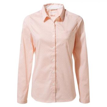 Craghoppers NosiLife VERONA LS SHIRT WOMEN (rosette print)