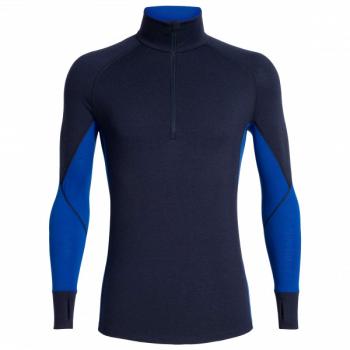 Icebreaker MENS 260 ZONE LS HALF ZIP (Midnight Navy/SURF)