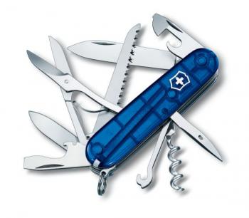 Victorinox HUNTSMEN Offiziersmesser (blau tansp.)