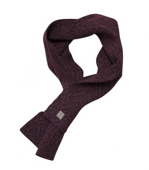 Ivanhoe of Sweden GY KORREBO SCARF (raspberry wine)