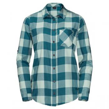 Jack Wolfskin HOLMSTAD SHIRT (green haze checks)